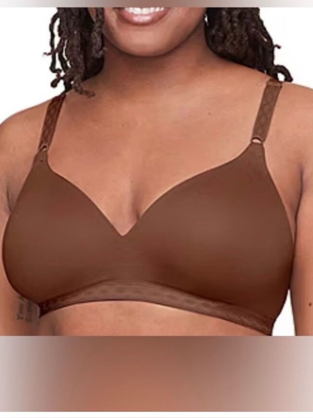 Warners Cloud 9° 36a Super Soft Wireless Lightly Lined Comfort Bra in Brown
